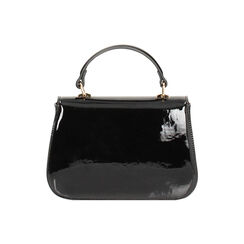 Minibag nera in vernice, Primadonna, 235124677VENEROUNI, 003 preview