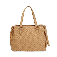 Sac à main femme tressé beige, Primadonna, 255705321EIBEIGUNI, 004 preview