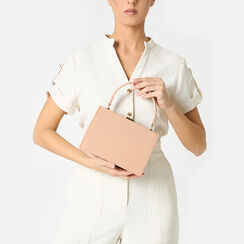 Mini bag donna nude in vernice, Primadonna, 255126041VENUDEUNI, 002 preview