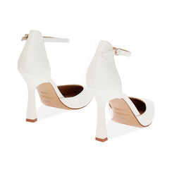 Décolleté open shank donna bianche, tacco 10 cm, Primadonna, 254934201EPBIAN036, 004 preview