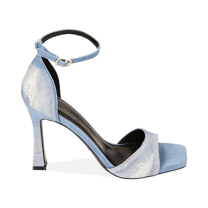 Sandali in jeans new arrivals