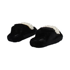 Pantofole nere chic, Primadonna, 244702416FUNERO035, 003 preview
