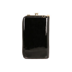 BAG MINI BAG SYNTHETIC PATENT NERO, Primadonna, 225105631VENEROUNI, 004 preview