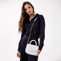 Mini bolso blanco con bandolera removible, Bolsos, 275126810VEBIANUNI, 002 preview