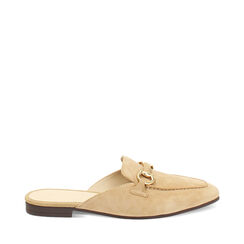 Sabots femme taupe en daim, Primadonna, 257725526CMTAUP036, 001a