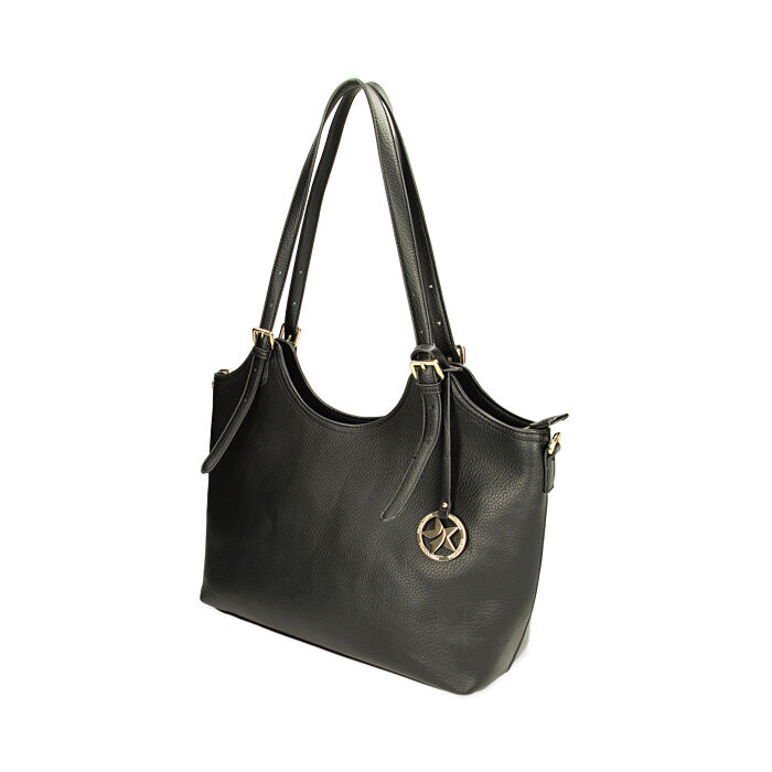 Borsa a spalla nera Primadonna Collection