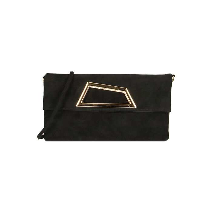 Pochette donna nera in microfibra | Primadonna Collection