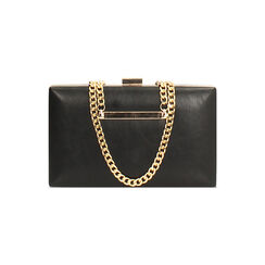 Clutch nera con design elegante, Primadonna, 261101951EPNEROUNI, 004 preview