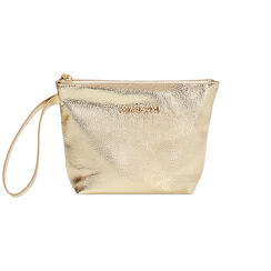 Pochette femme or en laminé, Primadonna, 255124740LMOROGUNI, 001 preview