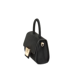 Minibag nera in raso, Primadonna, 235125743RSNEROUNI, 002a