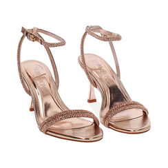Sandales rose-dor&eacute; talon 7,5 cm, Primadonna, 274979237LPRAOR035, 003 preview