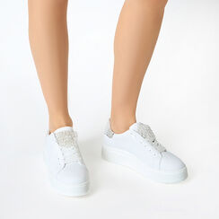 Sneakers donna bianche, Primadonna, 252813900EPBIAN035, 002a