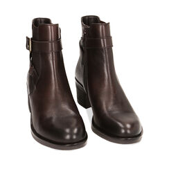 WOMEN SHOES BEATLES LEATHER MORO, Primadonna, 229440510PEMORO040, 002a