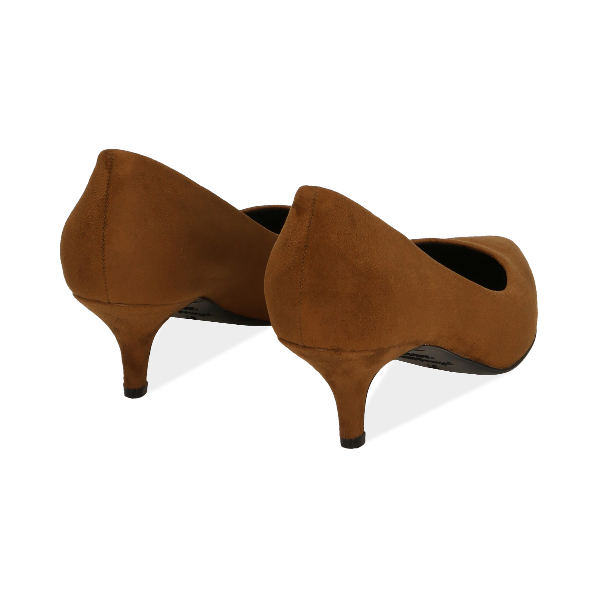 Décolleté cuoio in microfibra, tacco 5,50 cm | Primadonna Collection