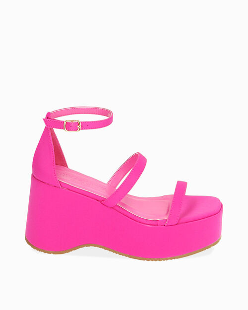 ZAPATOS CUNA LYCRA FUCS, FUCHSIA
