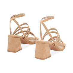 Sandalia con tacón mujer taupe básico, Primadonna, 254916707MFTAUP035, 004 preview