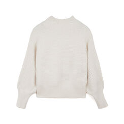 Maglia panna in tessuto intrecciato con dettagli unici, Primadonna, 26U558377TSPANNM, 003 preview