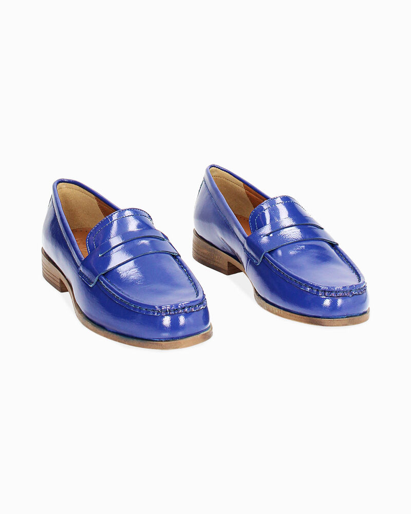 Mocassini blu in naplak image number null