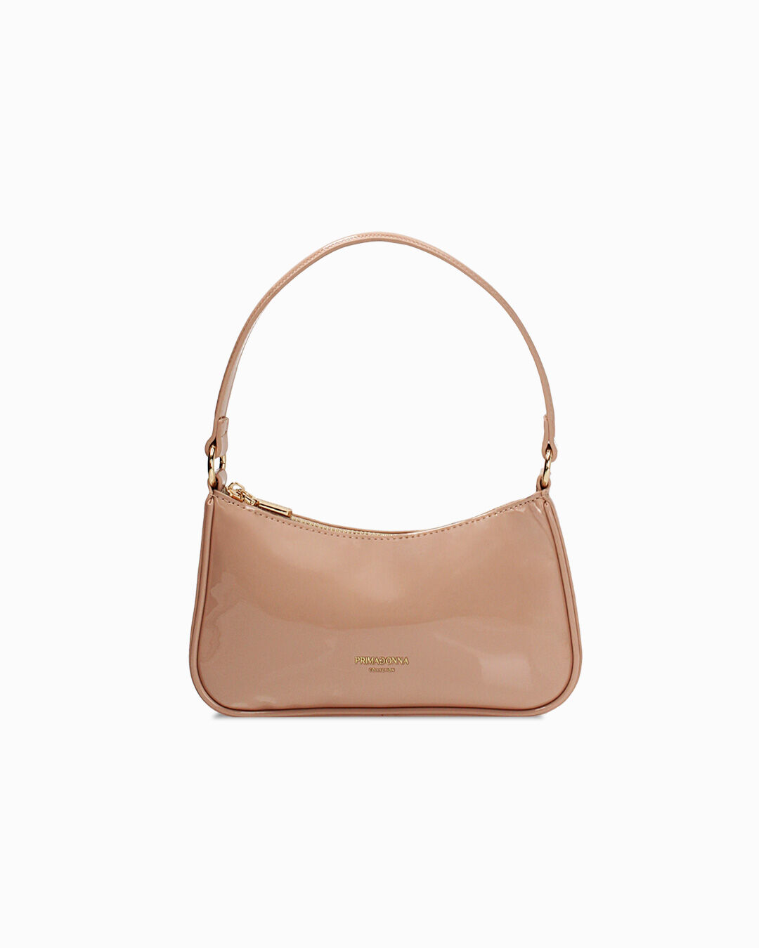 Mini bag nude con tracolla removibile