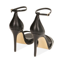 WOMEN SHOES SANDAL SYNTHETIC NERO, Primadonna, 232133410EPNERO035, 003 preview