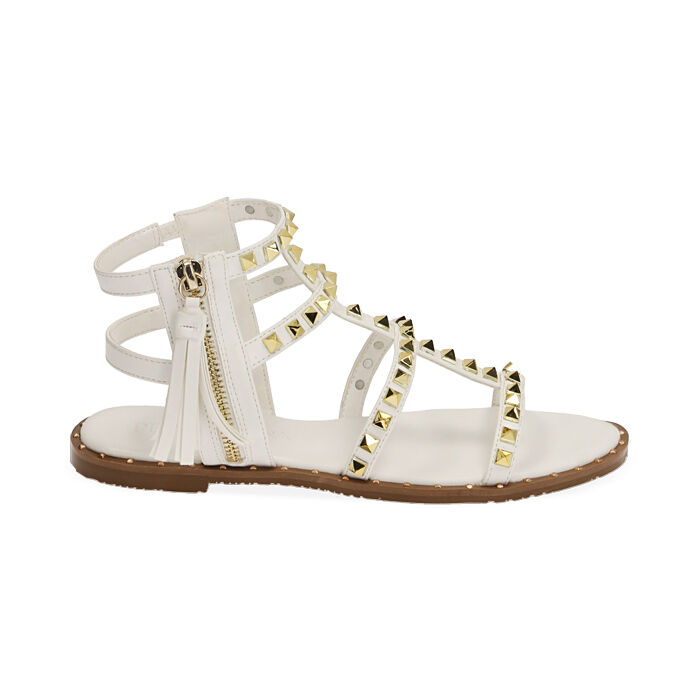 Sandali bassi con borchie top