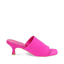 Mules Open Toe fucsias en lycra, Special Price, 232711517LYFUCS039, 001a