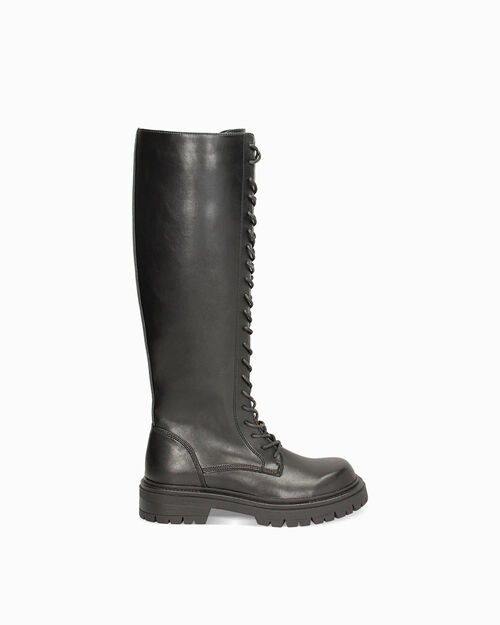 Rangers noirs avec semelle sculpt&eacute;e, BLACK