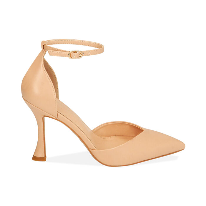 ZAPATOS OPEN SHANK SINTETICO NUDE, Primadonna, 212126333EPNUDE036