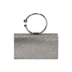 Minibag argento quadrata con pietre, Primadonna, 235102425LPARGEUNI, 003 preview