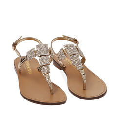 Sandali infradito oro gioiello, Primadonna, 214916801LMOROG038, 002a