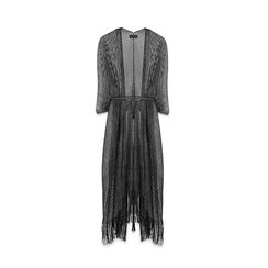 Poncho donna nero-argento in tessuto, Primadonna, 25B450210TSNEARUNI, 003 preview