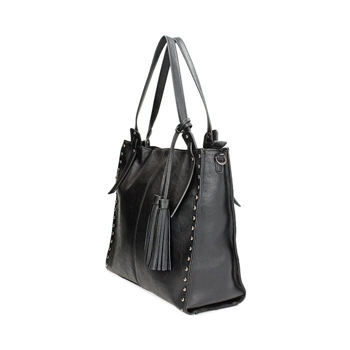 Borsa a spalla nera Primadonna Collection