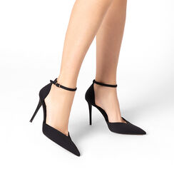 Décolleté open shank nere con tacco 10 cm, Primadonna, 262130618LYNERO035, 002a