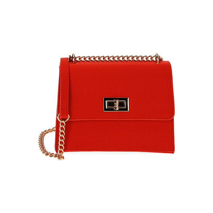 Borsa a tracolla corallo in tessuto, Primadonna, 215123167LYCORAUNI