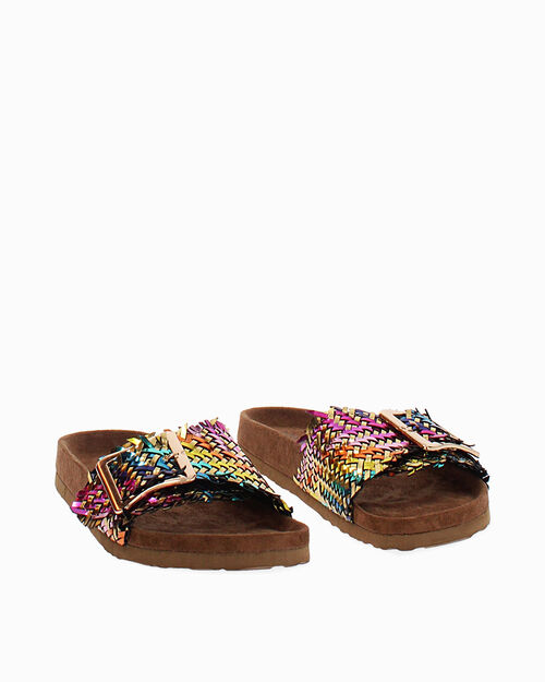 ZAPATOS BIRKENSTOCK SINTETICO PIEL TEJID, MULTI COLOR