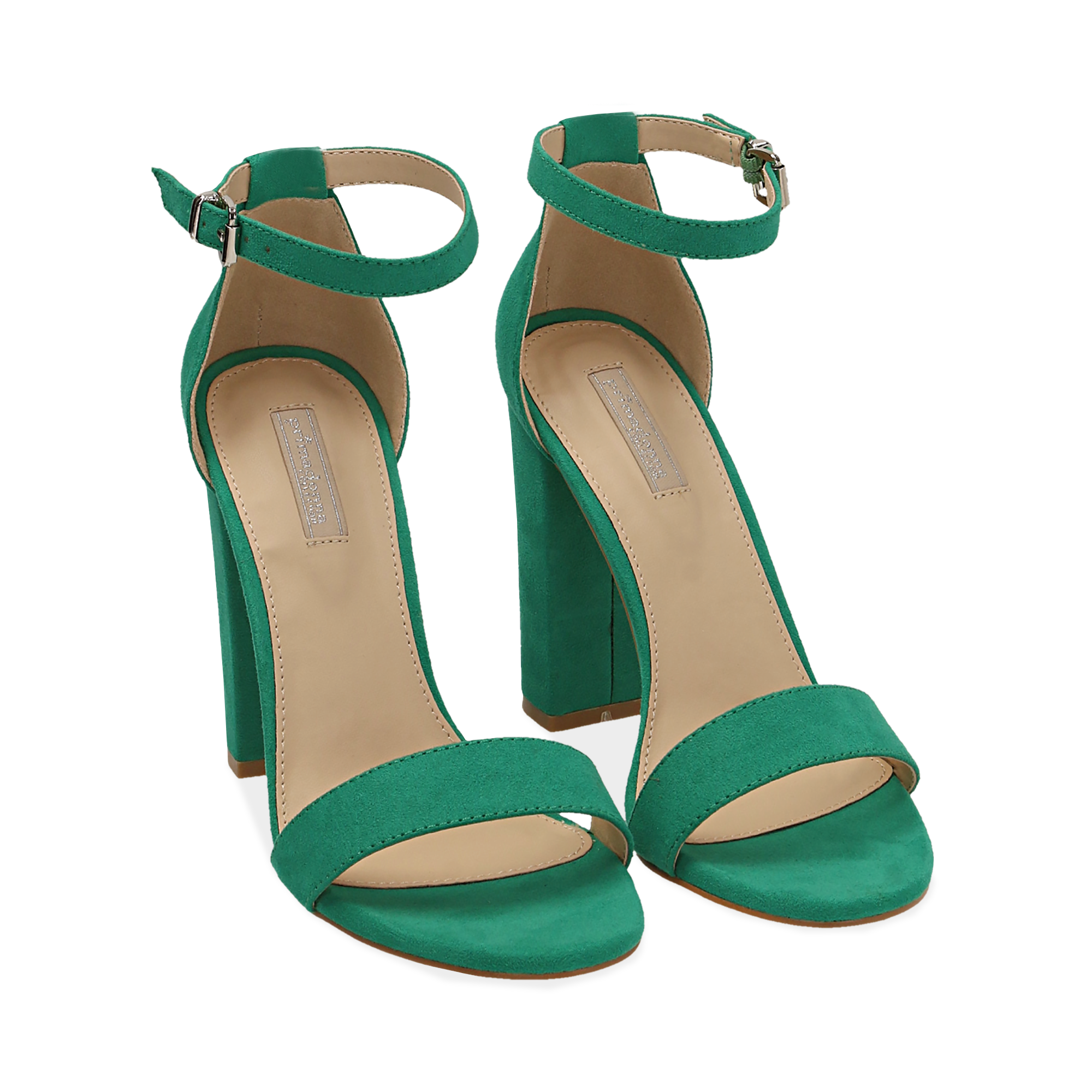 Sandali con tacco verdi clearance