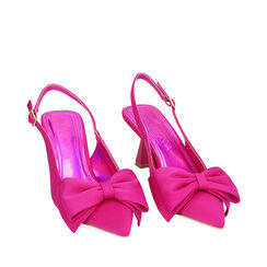 CALZATURA DECO. SLINGBACK LYCRA FUCS, Primadonna, 234954509LYFUCS037, 002a