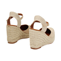 Campesine donna beige in microfibra, Primadonna, 254920102MFBEIG035, 004 preview