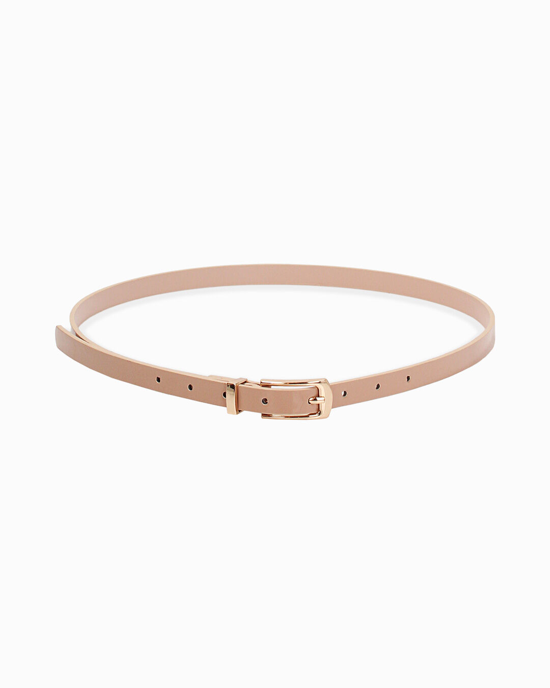 Cintura nude con fibbia elegante