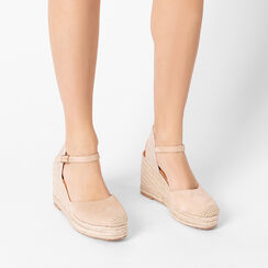 Campesine mujer beige en microfibra, Primadonna, 254920102MFBEIG035, 002a