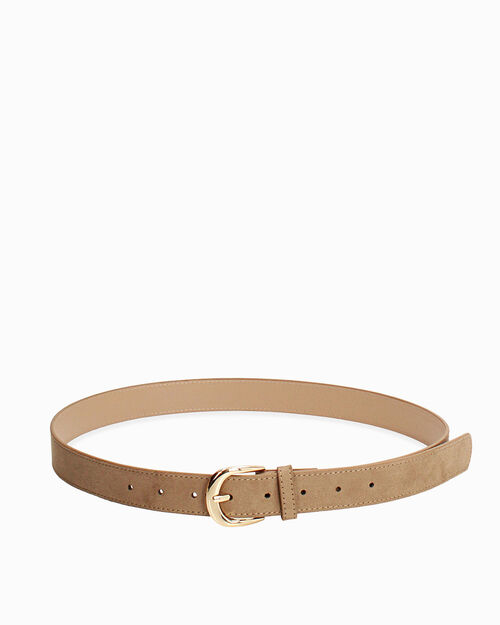 Cinture taupe con fibbia elegante, TAUPE