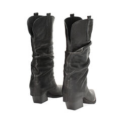 WOMEN SHOES BOOTS LEATHER NERO, Primadonna, 251020644PENERO036, 003 preview