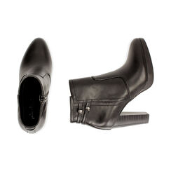 Ankle boots neri, tacco 10 cm , Special Price, 200619078EPNERO036, 003 preview