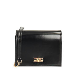 Mini bag nera abrasivata, 245126053ABNEROUNI, 001a
