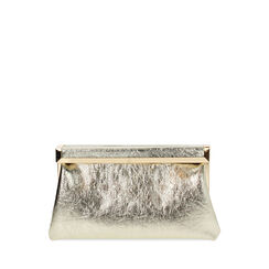 Pochette femme or en laminé, Primadonna, 255126163LMOROGUNI, 001a