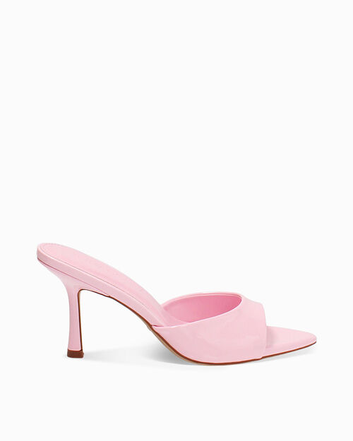 Mules in vernice rosa, PINK
