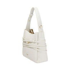 Bolso de mano blanco con elegancia atemporal, Primadonna, 27D900850EPBIANUNI, 003 preview