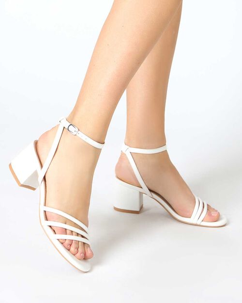 WOMEN SHOES SANDAL SYNTHETIC BIAN, WHITE
