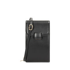 Minibag nera a tracolla, Primadonna, 235122515EPNEROUNI, 001a