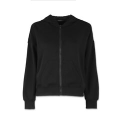 Sudadera mujer negra en tela, Primadonna, 25L202304TSNEROM, 001a